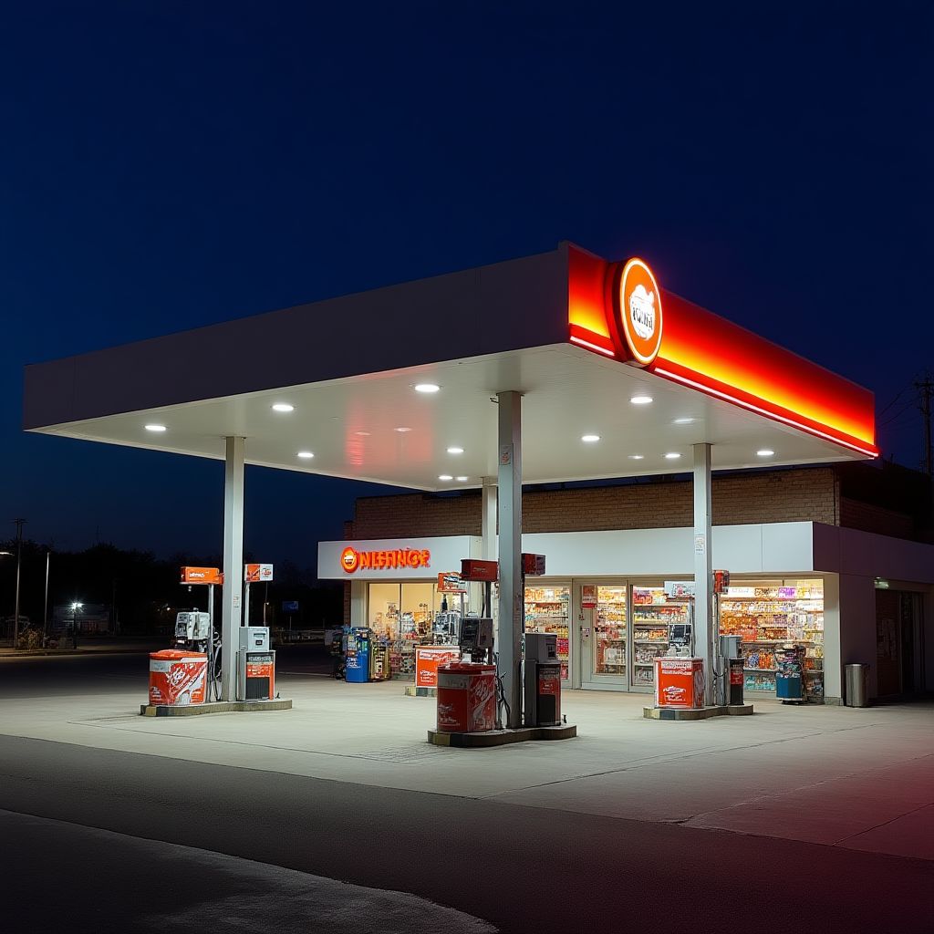 Red de gasolineras en Argentina